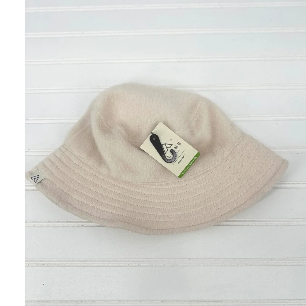 Alpine Design Brushed Bucket Hat Women OSFM Cream Soft Winter Warm Neutral Cozy